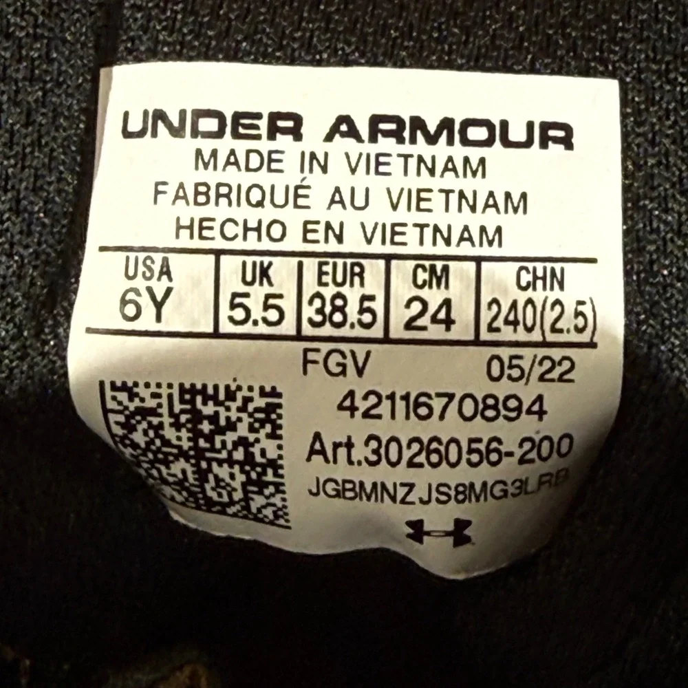 Under Armour Boot Kids 6Y Brown Shoe Stellar G2 Tactical 3026056-200 Slip Resist